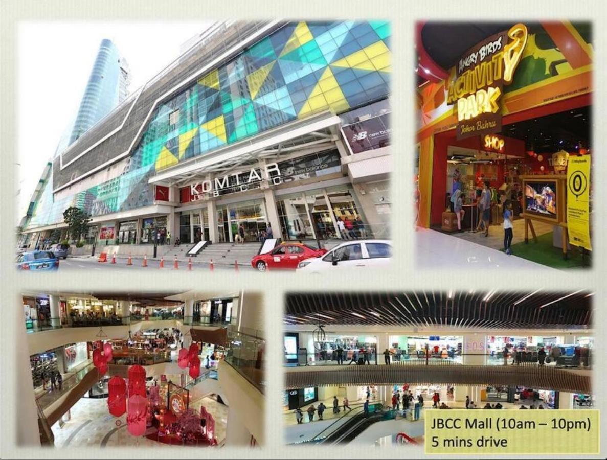 Seaview Condo Near Rf Mall, Food Court & Free Netflix Johor Bahru Zewnętrze zdjęcie